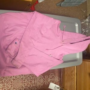 Pink champion hoodie